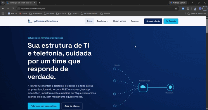Animação mostrando como baixar o aplicativo, executá-lo e localizar o código de acesso